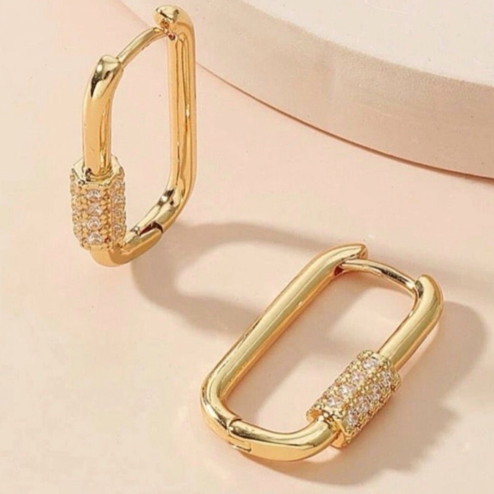 Sugarfix by BaubleBar gold earrings new